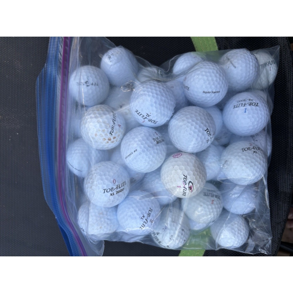 Lot of 48 Top Flight Golf Balls (used)